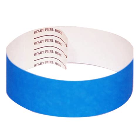 wristbands blue by freshtix ticket printing