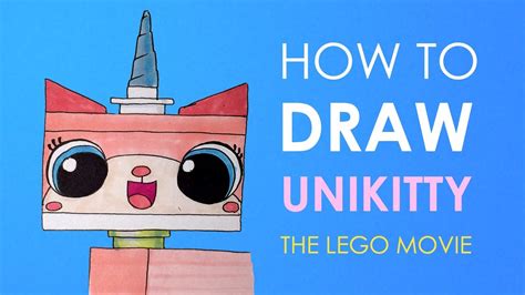 how to draw unikitty the lego movie youtube