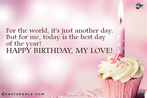 Love Birthday Sms