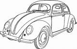 Coloring Pages Volkswagen Getcolorings Classic Car Color sketch template