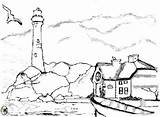 Coloring Lighthouse Pages Adults Print Cn Tower Printable Fountain Water Getcolorings Color Hellokids Idea Luxury sketch template