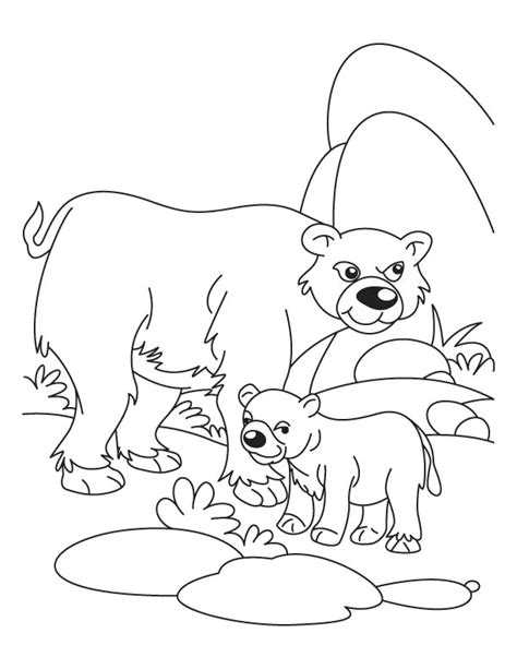 mommy  baby animals coloring pages  mom  baby animal