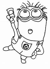 Coloring Minion Pages Minions Drawing Jerry Printable Dance Animation Clipart Bob Banana Kidsplaycolor Print Color Books Movies Getdrawings Library Comments sketch template