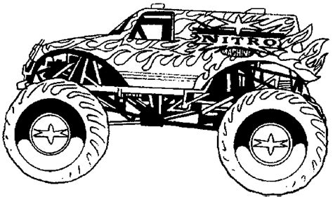 monster truck coloring pages  cars  trucks images  colour