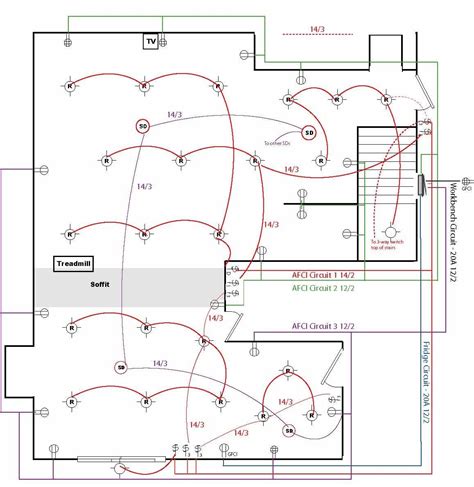 schematic diagram house electrical wiring