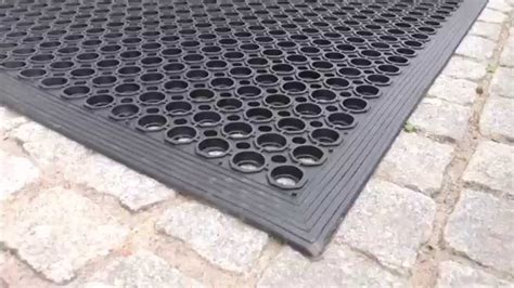 grote rubberen deurmat voor buiten rubberen matten voor deur youtube