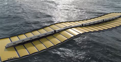 wave energy  floating spine  device generates sea waves