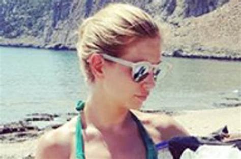 rachel riley countdown presenter stuns in teeny bikini