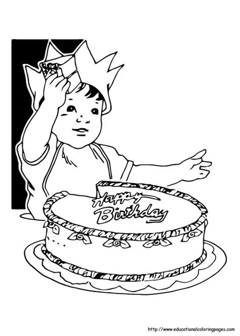 birthday coloring educational fun kids coloring pages  preschool