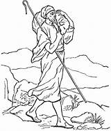 Sheep Parable Carrying Gardenofpraise Resim Cocuklar Clipartsuggest Shepherds 1016 Colorin sketch template