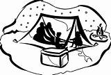 Camping Clipart Night Clipartmag Coloring sketch template