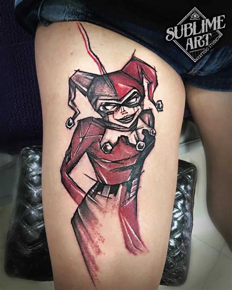 Cute Harley Quinn Tattoo Best Tattoo Ideas