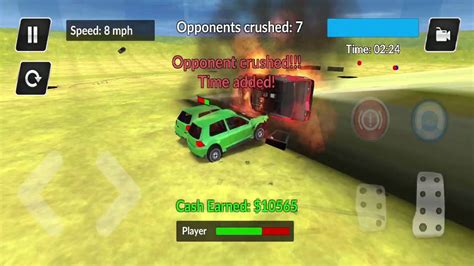 car crash game mobile android gameplay youtube