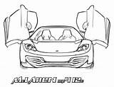 Mclaren Coloring Pages Drawing Printable Adults Kids Cars Getdrawings sketch template