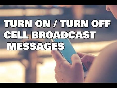 sms cell broadcast messages   enable  disable android youtube