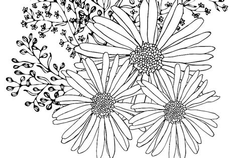 printable flower girl coloring pages  flower site