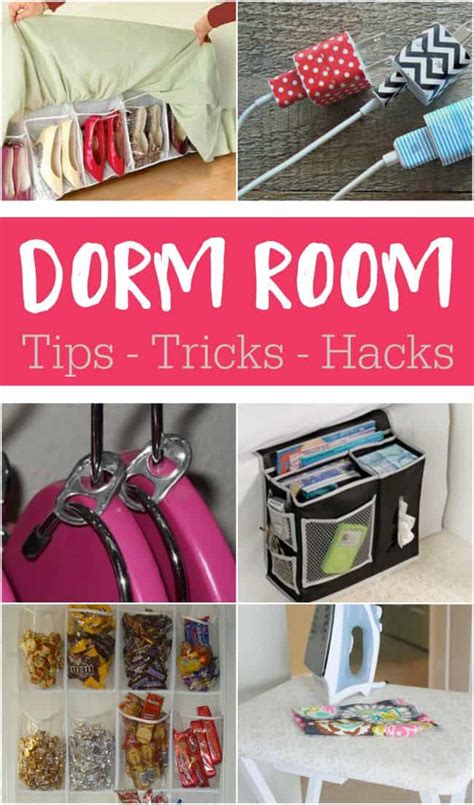dorm room tips tricks and hacks