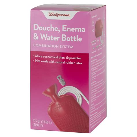 Walgreens Combination Douche Enema And Water Bottle System Walgreens