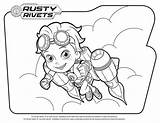 Rusty Rivets Coloring Getdrawings Pages sketch template