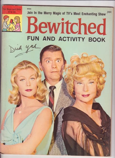 Dick York Rare Autograph Star Of Bewitched Television Show