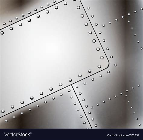 riveted metal background royalty  vector image