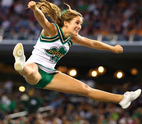 See More Notre Dame Cheerleaders Here Football Cheerleaders Hot