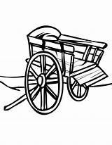 Cart Coloring Pages Golf Handipoints Handcart Pioneer Getcolorings Primarygames Color Getdrawings Transportation Cat Template sketch template