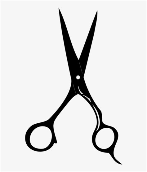 scissors black  white    hairdresser scissors clip