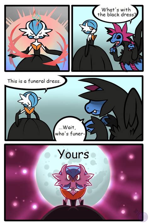 The Reason Why Shiny Mega Gardevoir Has A Black Dress 9gag