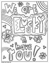 Appreciation Principal Secretary Doodles Classroomdoodles Principals Lucky sketch template