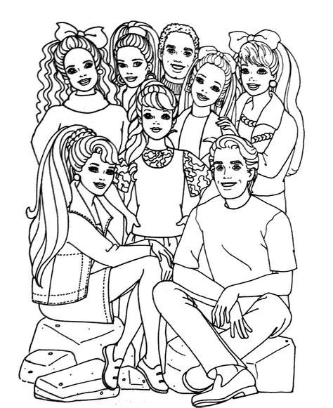 pin  miranda  barbie  kids coloring pages barbie coloring pages