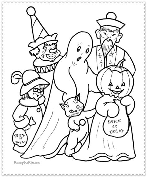 halloween pentru copii planse de colorat planse de colorat desene de