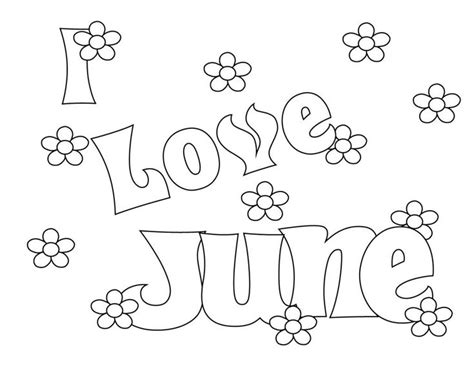 june coloring pages  print june coloring pages coloring pages