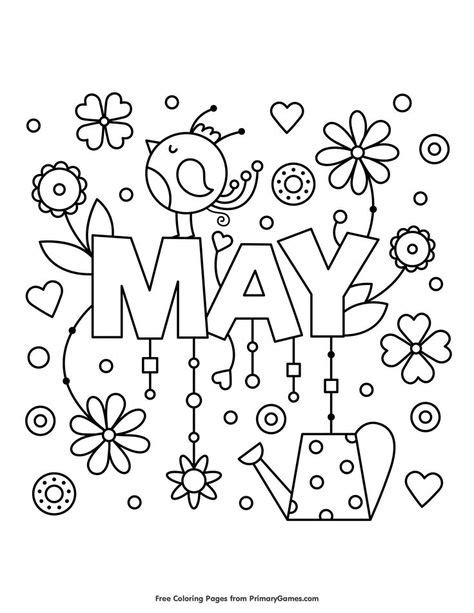 coloring page  printable  spring coloring pages
