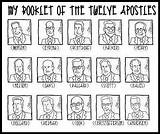 Apostles Twelve Designlooter Disciples sketch template