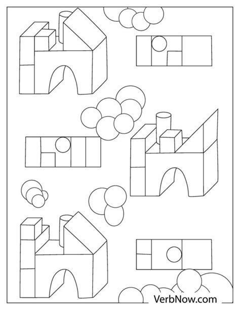 shapes coloring pages book   printable  verbnow