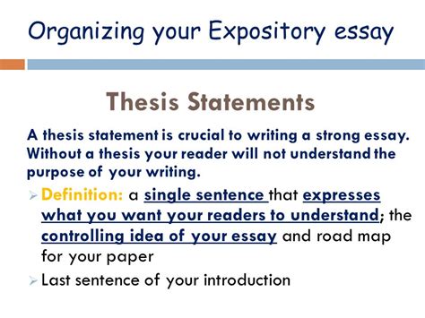 expository essay writing  guillorys english class