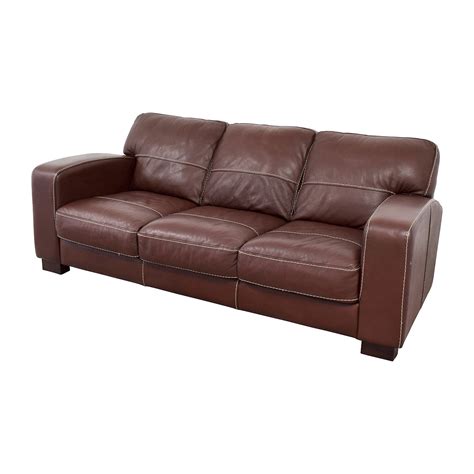 bobs discount furniture bobs furniture antonio brown leather sofa sofas