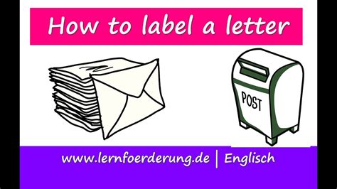 label  letter address  sender   explanation