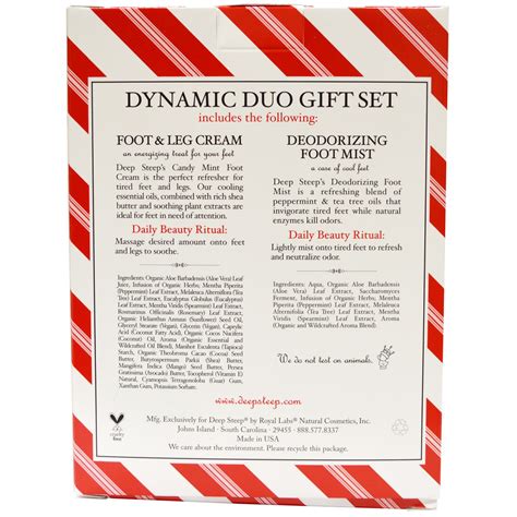 deep steep dynamic duo gift set candy mint  piece set iherbcom