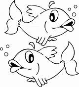 Fish Coloring Animals Printable Pages Kb sketch template