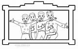 Wiggles Pages Coloring Printable Kids Cool2bkids sketch template