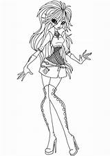 Winx Club Selina Coloring Daphne Pages Deviantart Elfkena Categories Fairies Template sketch template