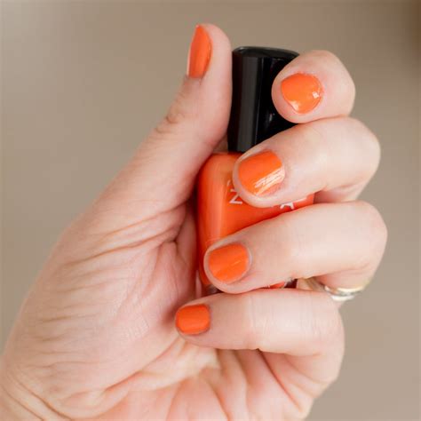 orange nail polish colors  summer popsugar beauty