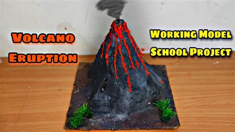 diy volcano experiment easy school project working model youtube