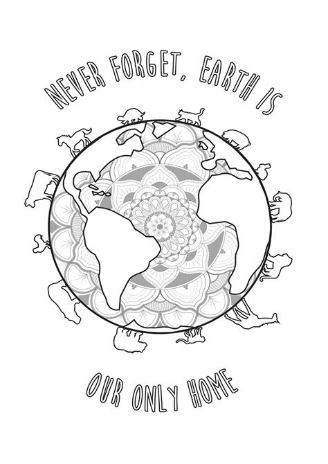 forget earth    home earth day adult coloring pages