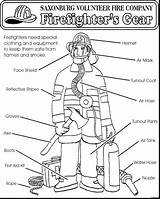 Coloring Pages Firefighter Fire Preschoolers Extinguisher Prevention Getcolorings Printable Brilliant sketch template