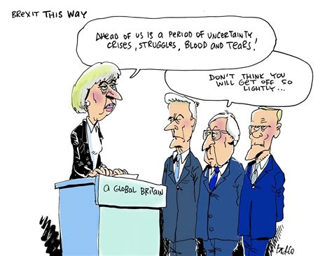 cartoon  mays brexit plan euractivcom