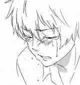 Anime Crying Boy Manga Drawing Draw Male Coloring Lineart Choose Board Poses 4k sketch template