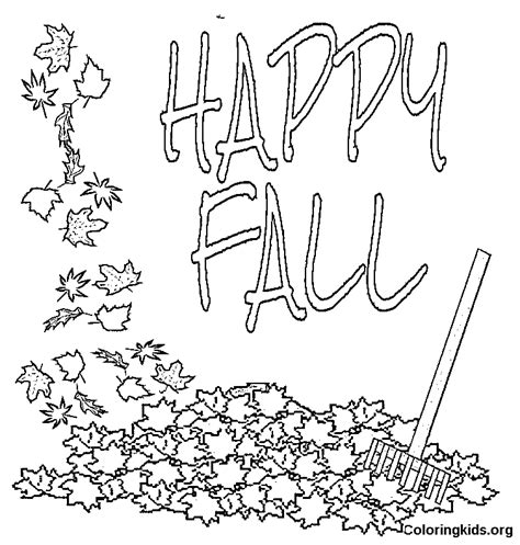 happy fall coloringkidsorg  fall coloring pages happy fall fall